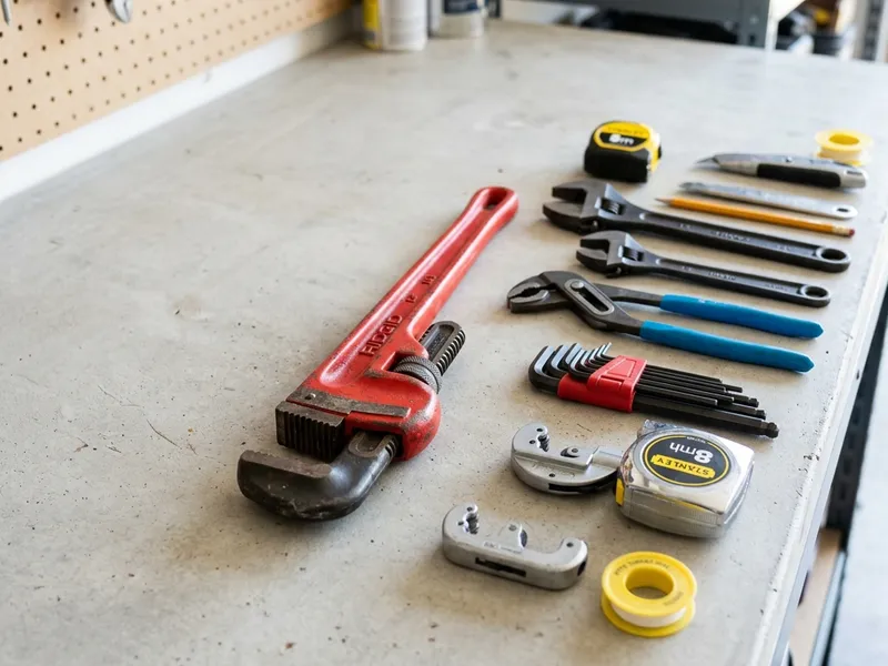 Professional plumbers in Von Ormy, TX equipped with top-tier tools for residential and commercial plumbing services.